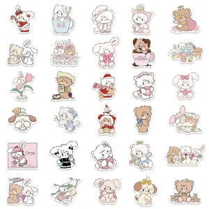 Custom Design Die Cut Waterproof Cartoon Sticker for Laptop Vinyl Adhesive Print Diecut Advertising Stickers