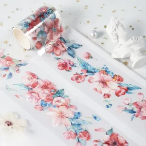 Custom Design Flower PET Sticker PET Tape