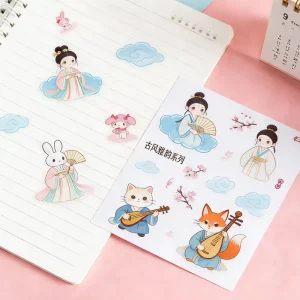 Custom Design Personalized Logo Self Adhesive Cartoon Die Cut Sticker Custom logo Sticker Customized Labels