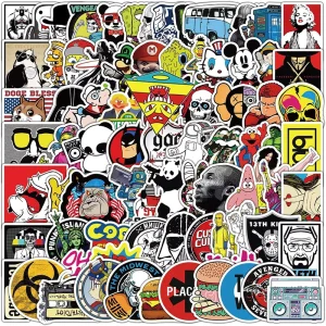 Custom Design Print on Demand Water Resistant Stickers PVC Vinyl Old Truck Vintage Car Label for Car Motorcycle Gifts