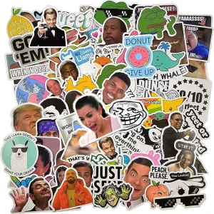 Custom Design Print-on-demand Funny Personalized Vinyl Stickers Paper Vinyl Adhesive Sticker Label Printing Logo Sticker