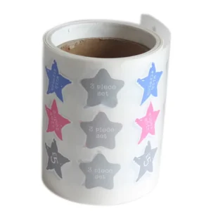 Custom Design Round Shape Paper Roll Sticker