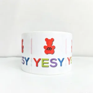 Custom Design Vinyl Strong Adhesive Label Sticker Rolls with Tear resistance for Daily Necessities Packaging