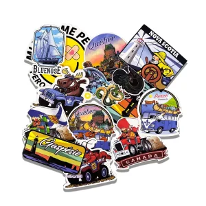 Custom Design Waterproof Adhesive Decoration Die Cut PVC Sticker Company Logo Vinyl Decal Sticker Car Bumper Sticker