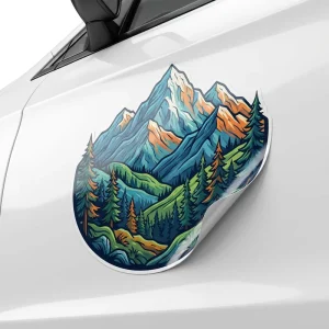 Custom Design Waterproof Vinyl Car Stickers for Window Side Body Sports Style Self adhesive Single Use 1 Year Warranty