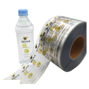 Custom Designed UV Crystal Transfer Transparent Sticker UV Printed Golden Logo Package Sticker for Glass Bottles