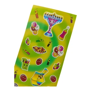 Custom Designlovely Cute Stickers Printed Waterproof Adhesive Kiss Cut Kawaii Sticker Sheet for Kids Play Stickers