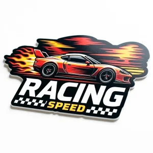 Custom Die Cut Car Decals Waterproof UV Resistant Vinyl Motorcycle Racing Logo Stickers