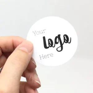 Custom Die Cut Clear Vinyl Stickers Waterproof Transparent Logo Decals