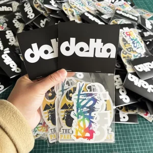 Custom Die Cut Decorative Adhesive Stickers Logo Anime Sticker Pack Laptop Holographic Transparent Sticker Promotional Stickers