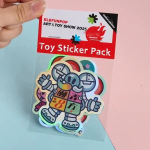 Custom Die Cut Eco Friendly Waterproof UV Resistant Vinyl Stickers Cartoon Animal Shape for Holiday Decoration Promotional Gifts