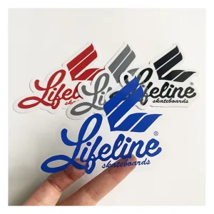 Custom Die Cut Matte Glossy Clear Vinyl Stickers Waterproof Custom Logo Transparent Vinyl Stickers