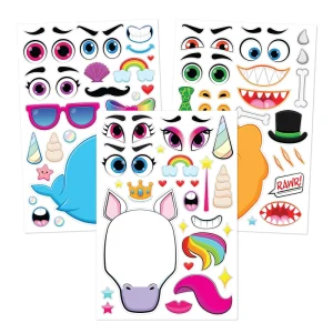 Custom Die Cut Paper Sticker Printing for Kids Adhesive Label Decals Cartoon Stickers