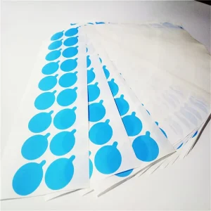 Custom Die Cut Removable Blue Transparent Electrostatic Cling Film Label Vinyl Protective Window Static Sticker