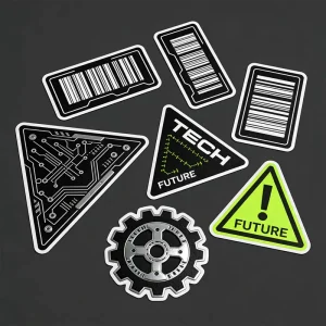 Custom Die Cut Sticker Cute Illustration Vinyl for Scrapbook Planner and Creative Decoration