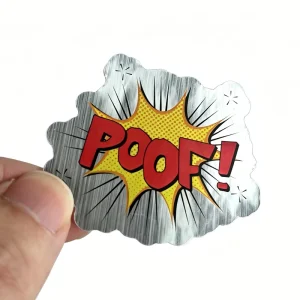 Custom Die Cut Sticker Waterproof Oil Proof Adhesive Vinyl Logo Label for Business Packaging Branding Bulk Order