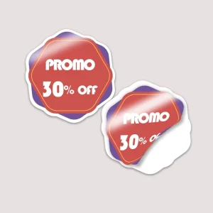 Custom Die Cut Stickers Labels Printing Strong Adhesive Industrial Use Sticky and Cartoon Features Personalized Business Logo