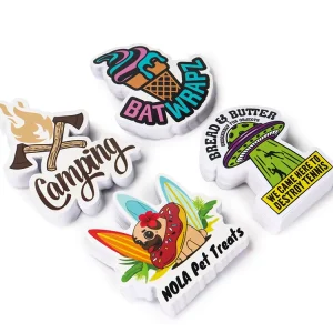 Custom Die Cut Stickers Waterproof Vinyl Eco Friendly Printing Adhesive Labels For Small Business And Gift Packaging
