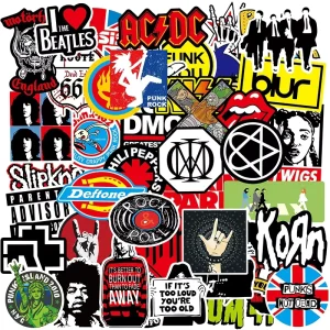 Custom Die Cut Stickers for Decorative Purposes Graffiti Helmet Sticker PVC Electric Car Refrigerator Vinyl Decals Featuring