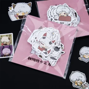Custom Die Cut Vinyl Cute Stickers Sheet Printing Adhesive Waterproof Paper Personalized Sticker Pack