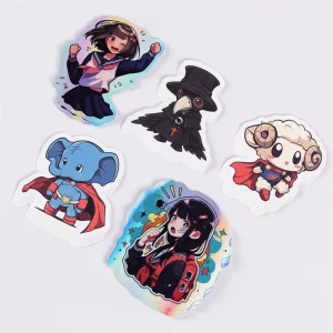Custom Die Cut Vinyl Sticker Printed Packaging Label Self Adhesive Waterproof Logo Sticker