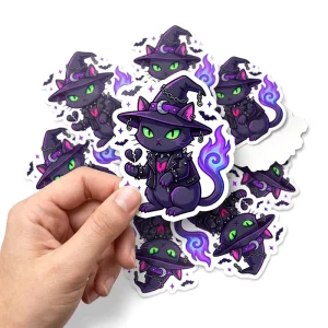 Custom Die Cut Vinyl Stickers Logo Printing Adhesive Waterproof PVC Label Cartoon Holographic Gift & Craft Stickers
