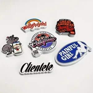 Custom Die Cut Vinyl Stickers Printing Adhesive Waterproof PVC Label Company Logo Design Cartoon Stickers