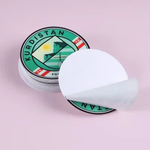 Custom Die Cut Vinyl Stickers Sheets Printing Packaging Label Roll Adhesive Waterproof Kiss Cut Logo Stickers