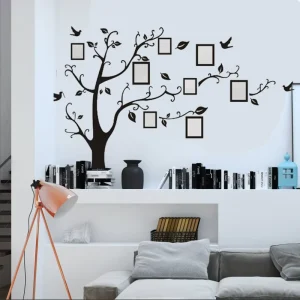 Custom Die Cut Wall Sticker Removable Living Room Family Tree PVC Wall Decoration Sticker