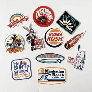 Custom Die Cut Weather Resistant Water Bottle Decorative Stickers Sticker Customization Logo Vinyl Sticker for Advertising