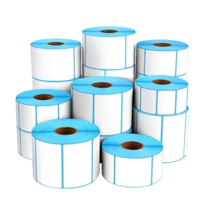 Custom Direct Thermal Adhesive Labels 100x100mm for Shipping Factory Direct Supply Adhesive Labels Custom Labels Self
