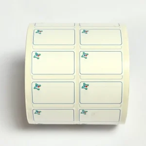 Custom Durable Anti-Counterfeit Eco-Friendly Rectangular Permanent Self-Adhesive Paper Labels for Direct Thermal Use Electronics