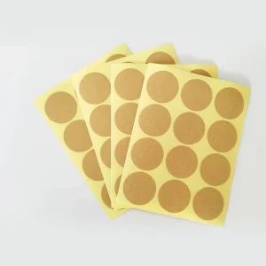 Custom Durable BOPP Logo Labels Round Kraft Paper Stickers for Business Packaging Business Packaging Label Stickers