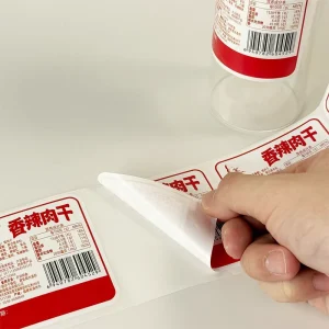 Custom Durable Organic Food Labels Waterproof Oil Proof Eco-Friendly Recyclable Packaging Stickers for Product Branding