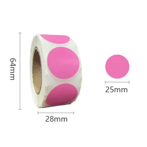 Custom Eco-Friendly Art Paper Self-Adhesive Stickers Labels for Gift & Craft Packaging Private Label Custom Sizes