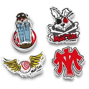 Custom Eco Friendly Bumper Stickers Vinyl Material UV Printing Waterproof Design Personalized Car Decals Automotive Decoration