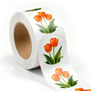 Custom Eco Friendly Vinyl Adhesive Decorative Waterproof Sticker Label