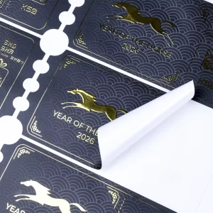 Custom Embossed Adhesive Product logo Bottle Paper Labels Vinyl Foil Gold Sticker Printing Waterproof Labels Tag