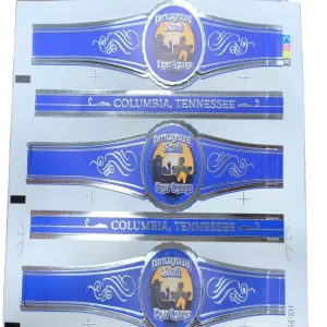 Custom Embossed Gold Cigar with Label Waterproof Multi Type Die Cut Sticker UV Printed Adhesive Vinyl