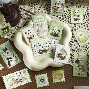 Custom Envelope Sealing Self adhesive Stamp Style Stickers for Decorative Presentation Gift Stickers