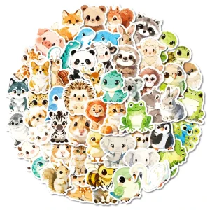 Custom Funny Cat Die Cut Stickers Waterproof Vinyl Decals for DIY Journal Earphone Case Laptop Creative Decoration Stickers