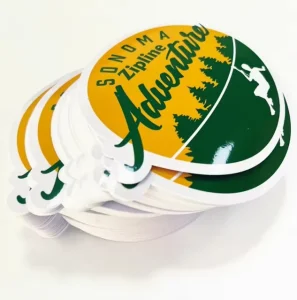 Custom Glossy Die Cut Strong Adhesive Waterproof PVC Vinyl Printing Logo Label Stickers