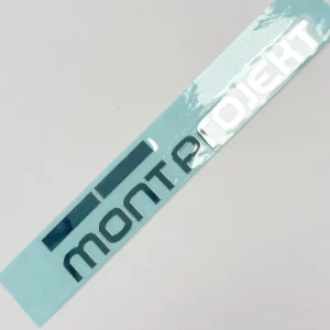 Custom Glossy Nickel Electroforming Adhesive Alphabet Letters Stickers Transfer Film for Watch Labels Anti Counterfeit Durable