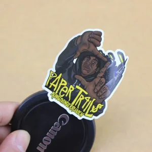 Custom Glossy Print Promotion Kiss Cut Sticker Printing Promotional Kiss Cut Sticker Barcode Label Printing