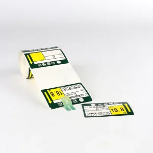 Custom Glossy Self Adhesive Packaging Labels Roll Printed Stickers Waterproof Seasoning Synthetic Label Paper for Food Package