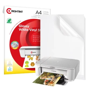 Custom Glossy White PP Labels for Packaging and Branding Use Packaging Labels