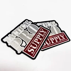 Custom Gold Foil Die Cut Sticker Printing Personalized Waterproof Stamping Label Stickers for Business Silver Sticker