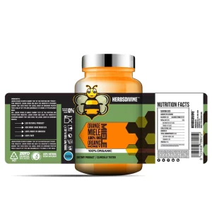 Custom Health Product Label Sticker Non-dry Adhesive Logo for Food Supplement Bottles Gold Foil Waterproof Vinyl Packaging Label