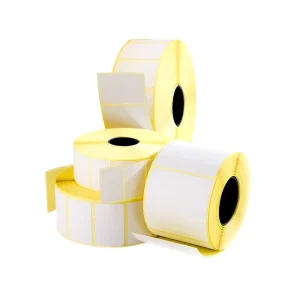 Custom Heat Sensitive Adhesive Paper Labels for Packaging Barcode & Printer Labels Customizable Sticker Rolls