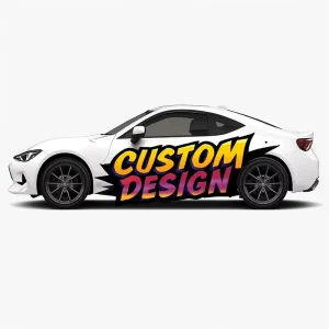 Custom High Quality Car Body Vehicle Sticker with UV Digital Printing Magnetic Sticker